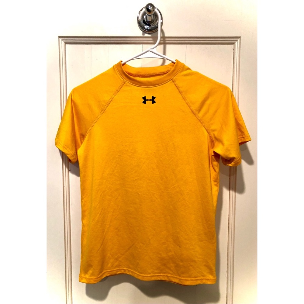 Under Armour Yellow Short Sleeve Boys